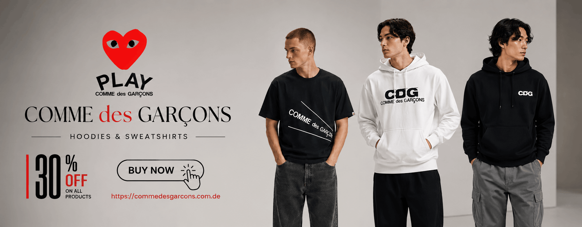 Comme des Garçons Banner